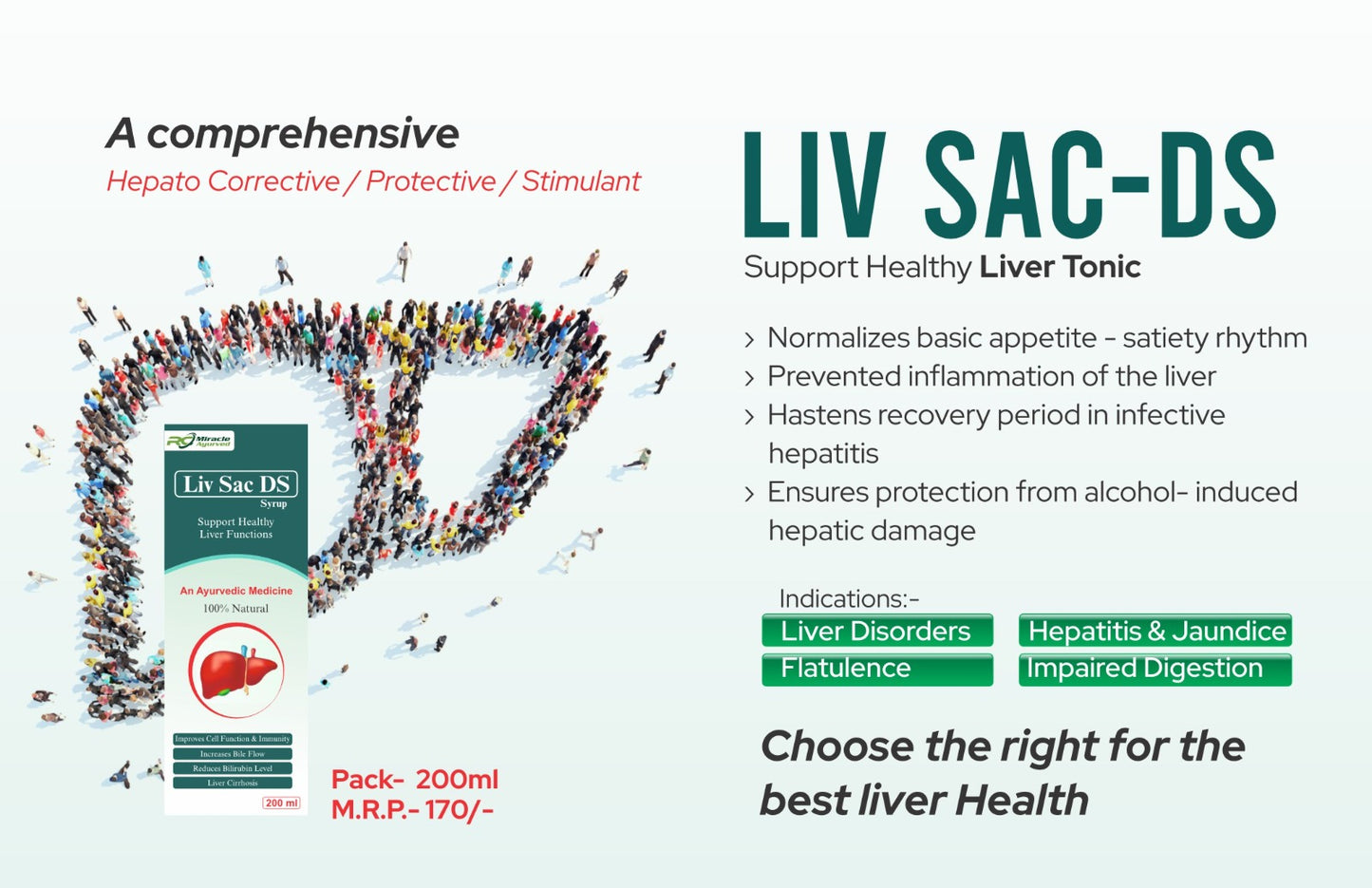 Liv Sac DS- Support Healthy
Liver Functions