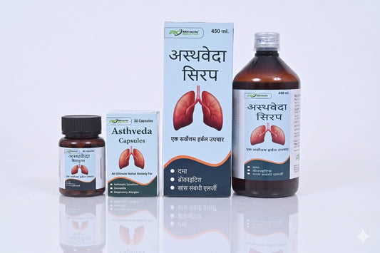ASTHVEDA SYRUP & CAPSULES - AYURVED  RESPIRATORY CARE