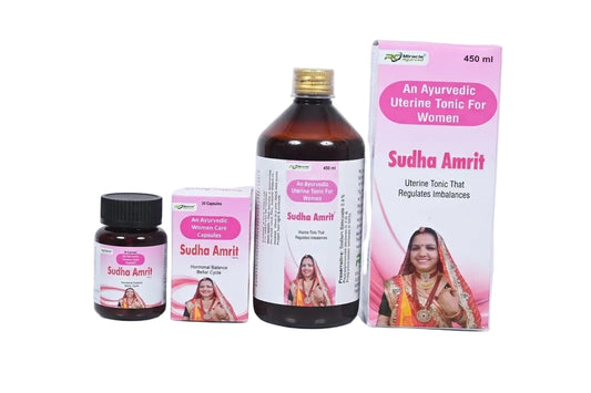 Sudha Amrit syrup and capsule combo