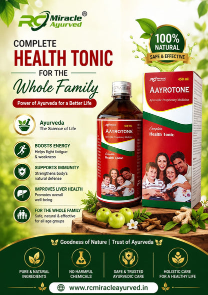 AAYROTONE
Ayurvedic Proprietary Medicine Pack of 2