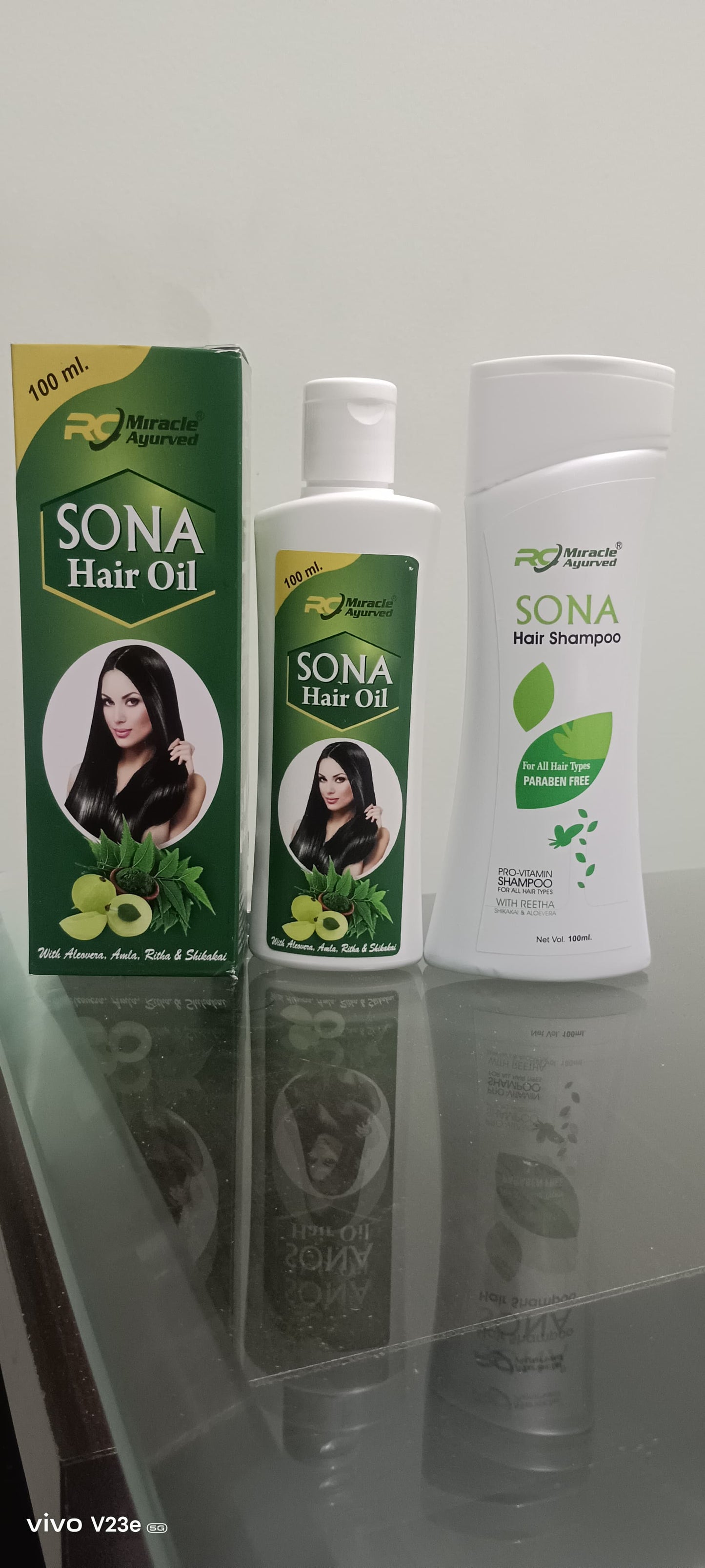 SONA Hair Oil and Shampoo Combo