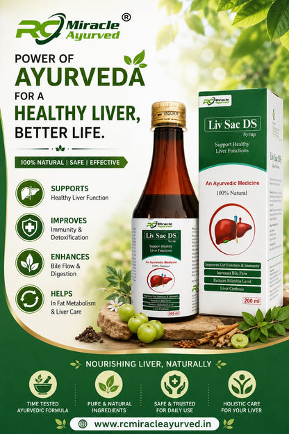 Liv Sac DS- Support Healthy
Liver Functions Pack of 3