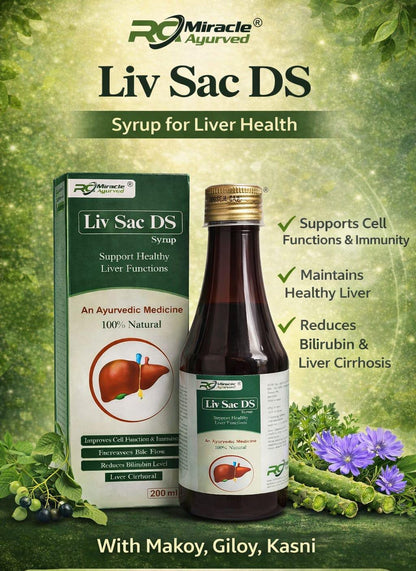 Liv Sac DS- Support Healthy
Liver Functions Pack of 3