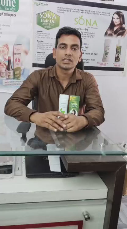 SONA Hair Oil and 2 Shampoo Combo