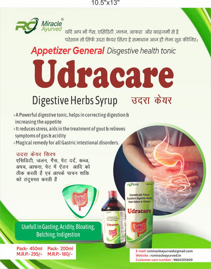 Udracare-Scientifically Proven Excellent Digestive Herbs from Nature to Relieve